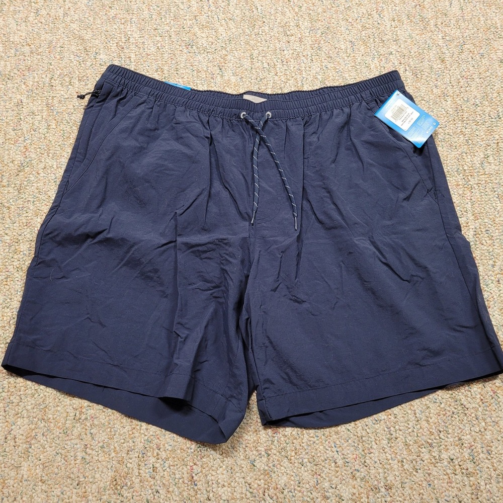 Columbia Summerdry Shorts Men 2XL Blue AM0757‎ Omni-Shade UPF 50 Hiking